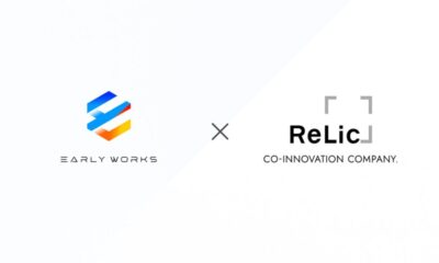 Earlyworks Co., Ltd., a blockchain technology provider, forms business alliance with Relic, a business co-creation company