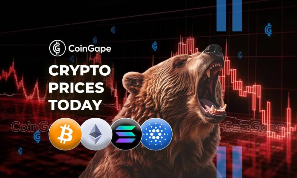 Crypto Prices Today March 11: Bitcoin Drops To $68K, Ethereum At $3,800, SOL, XRP, PEPE Dip