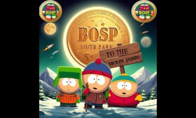 The Book Of South Park (BOSP) meme token launches on the Ethereum blockchain