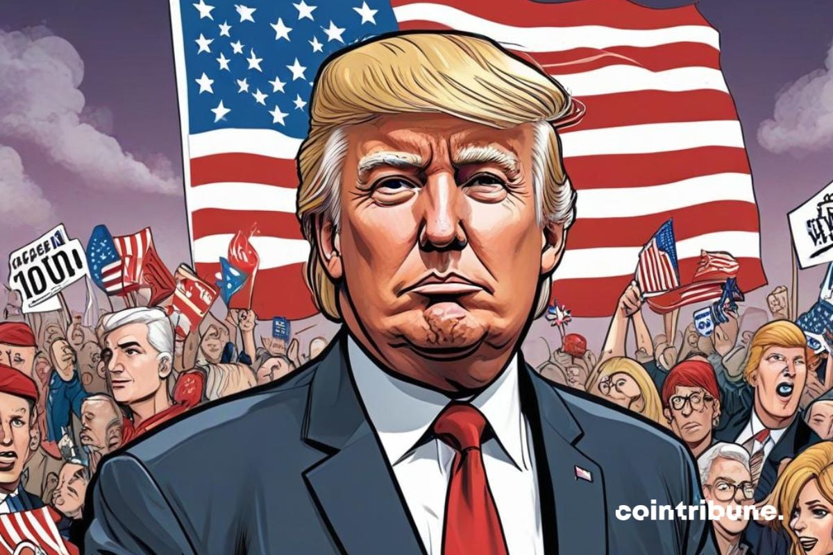 Trump could win the election thanks to his pro-cryptocurrency policy.