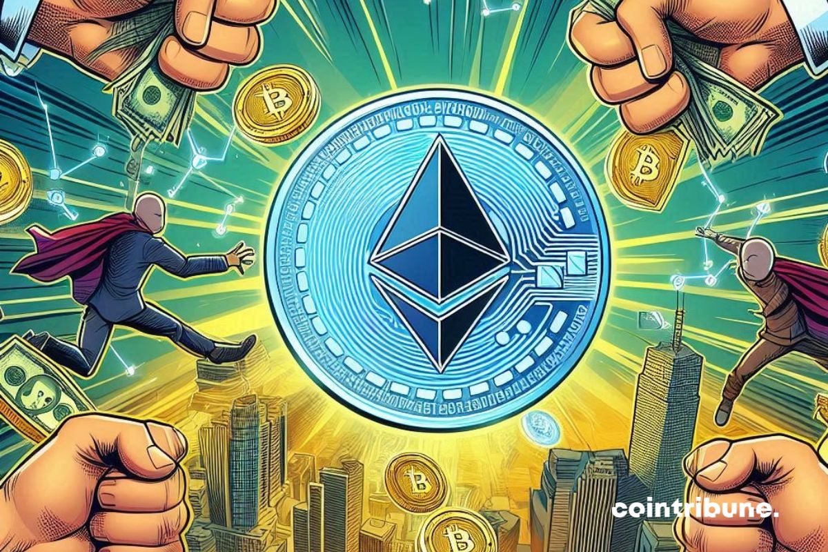 1 billion dollars at stake!  Ethereum dominates the crypto market in May!