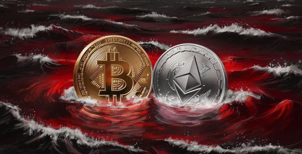 Bitcoin, Ethereum Prices Plunge as Crypto Liquidations Approach $500 Million