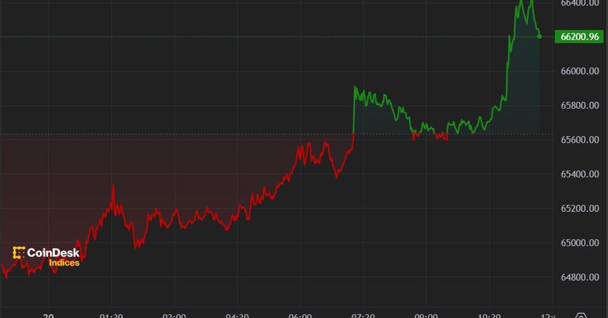 Crypto Assets Rally as BTC Returns to $66K