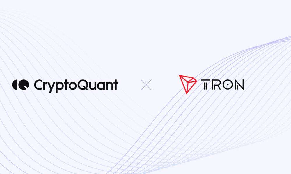 CryptoQuant Integrates TRON Data to Empower Users with Enhanced Blockchain Analytics