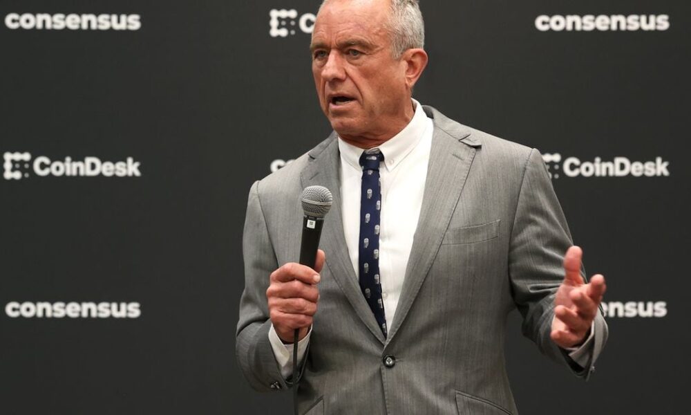 Robert F. Kennedy Jr. speaks at Consensus 2024 on Trump and Crypto