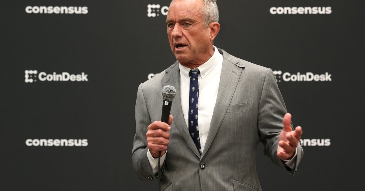 Robert F. Kennedy Jr. speaks at Consensus 2024 on Trump and Crypto