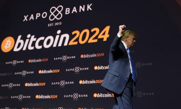 Trump calls for US to be 'crypto capital of the planet' in appeal to Nashville bitcoin conference