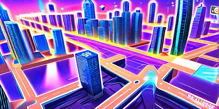 A blockchain city building game