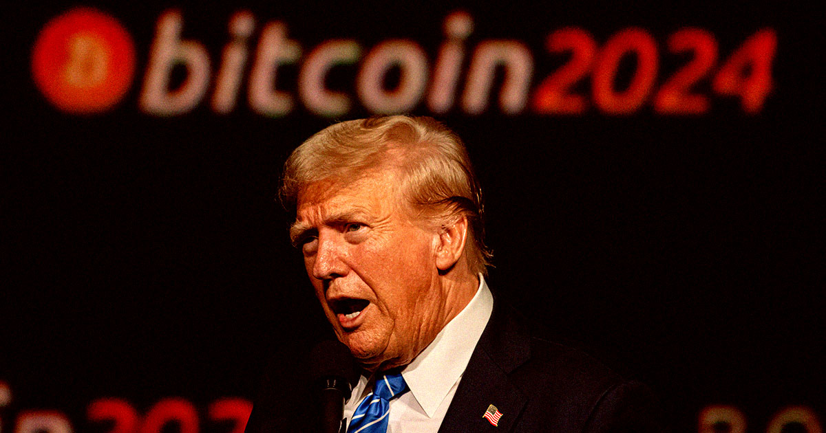 Cryptocurrency Fans Disgusted by Trump's Rambunctious Appearance at Bitcoin Event