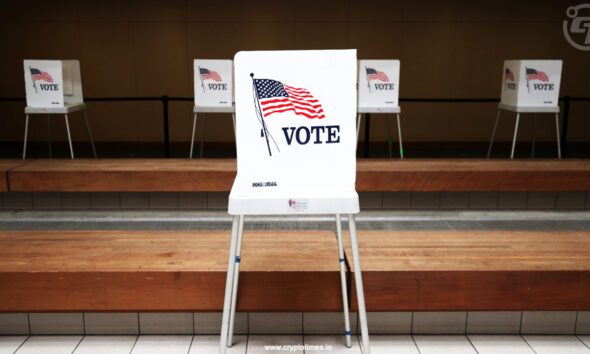 Ballot Box image with US Flag