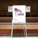 Ballot Box image with US Flag