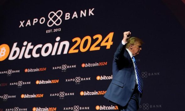 Trump calls for US to be 'crypto capital of the planet' in appeal to Nashville bitcoin conference